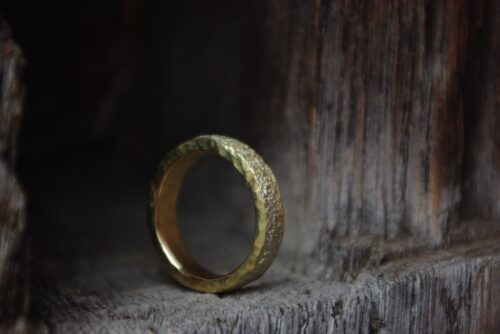 Gold geschmort Ring
