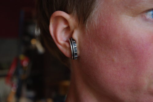 Ohrstecker Akkuschrauber